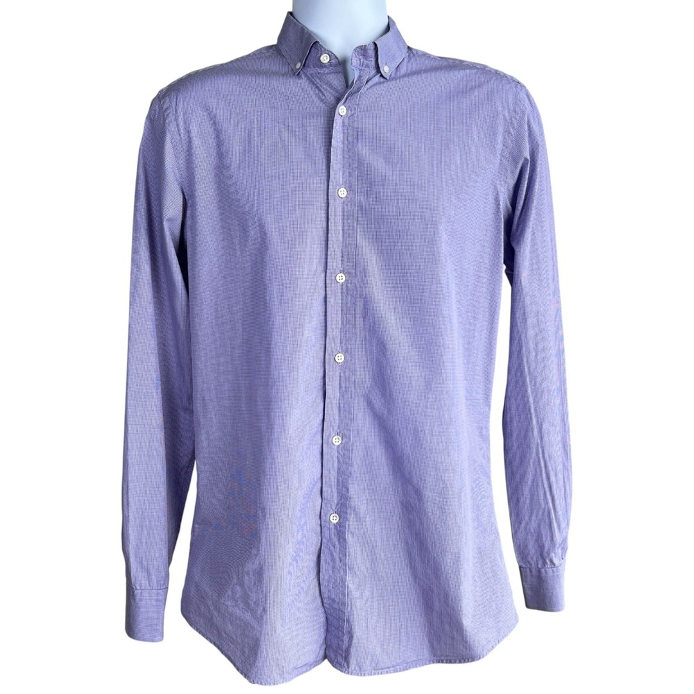 Men's Light Purple Button-Down Shirt